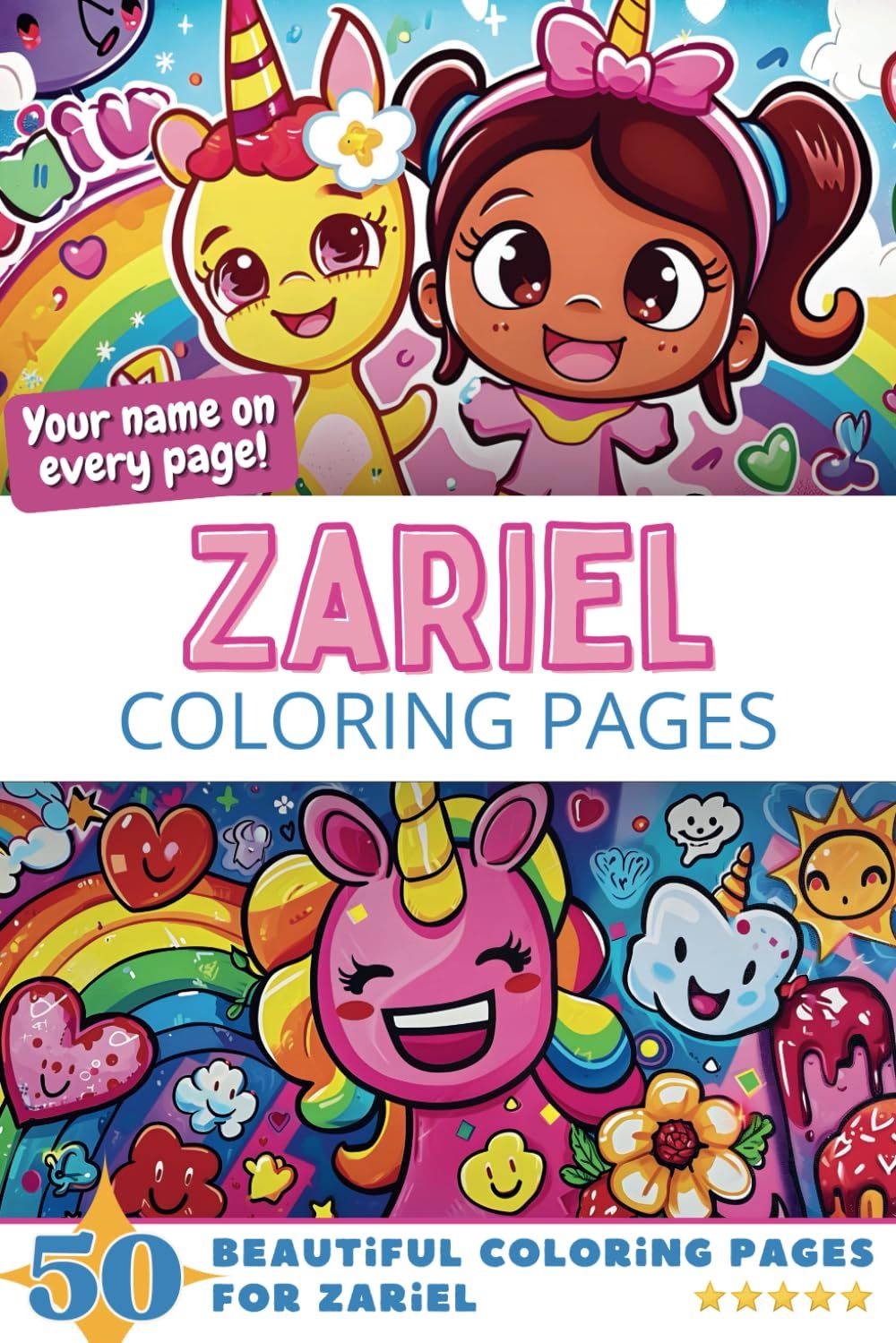 Zariel Coloring Book Cover