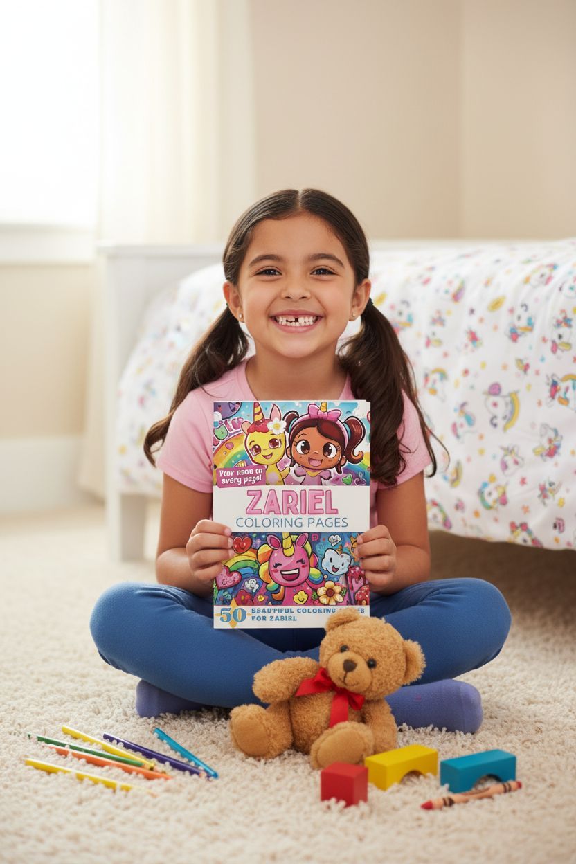 Zariel personal coloring pages