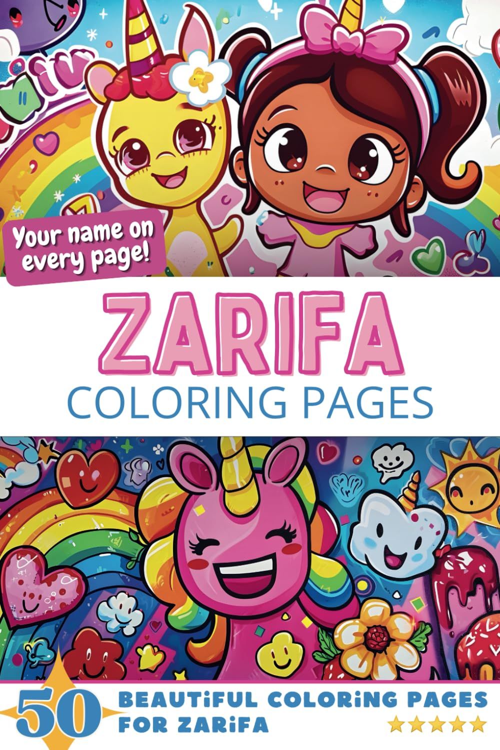 Zarifa Coloring Book Cover