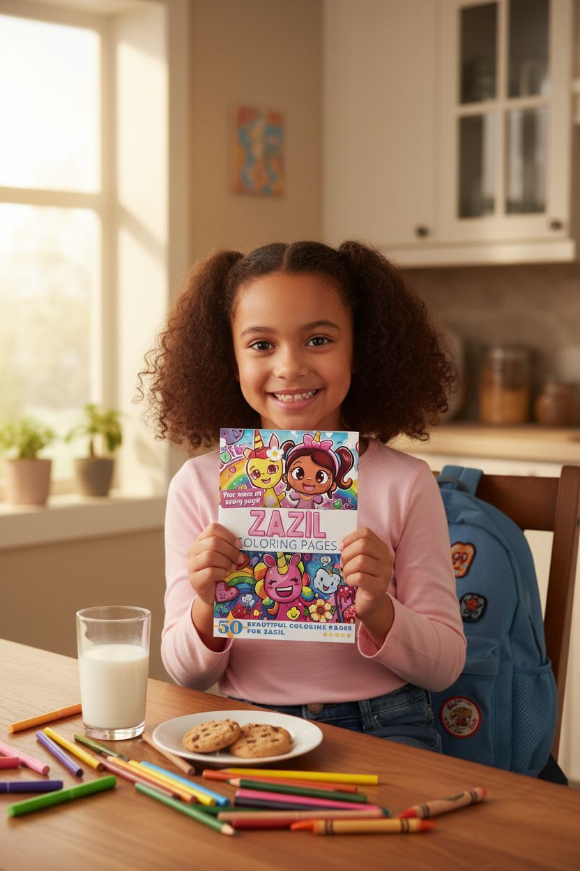 Zazil personal coloring pages