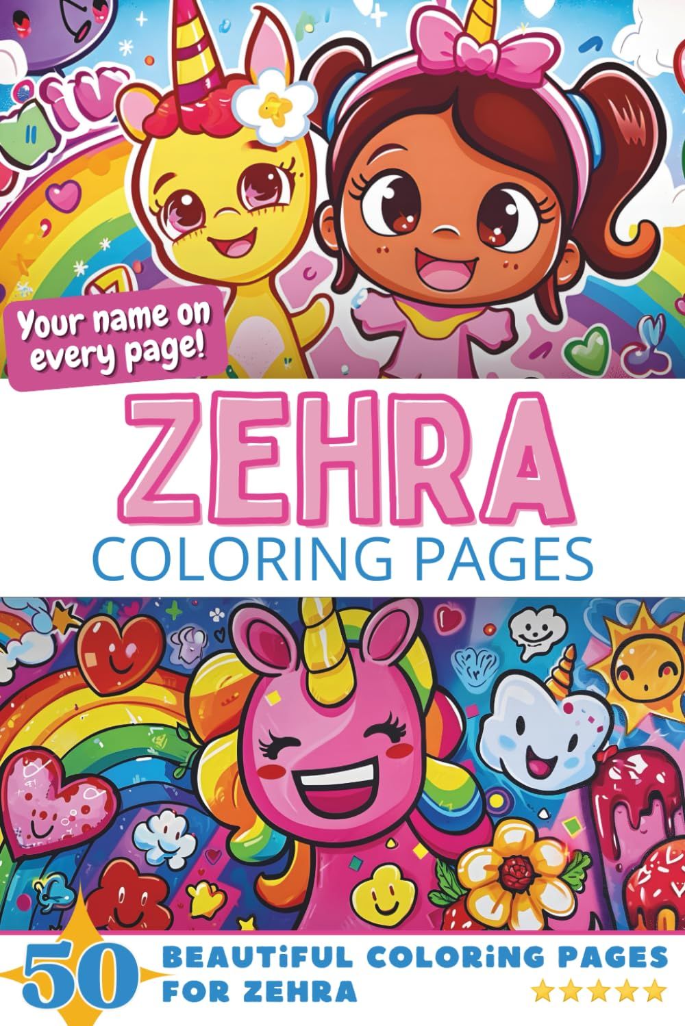 Zehra Coloring Book Cover