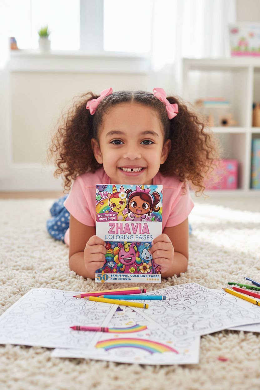 Zhavia personal coloring pages