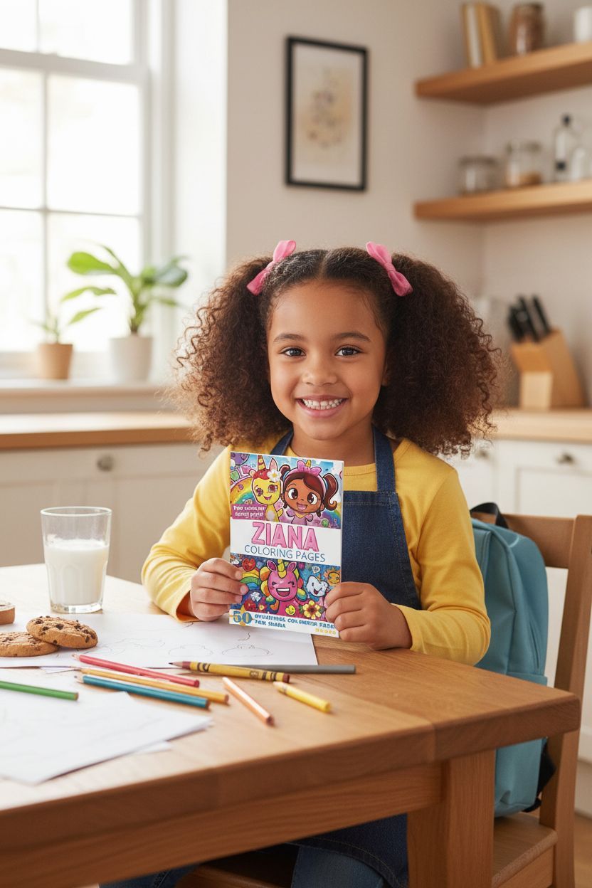 Ziana personal coloring pages