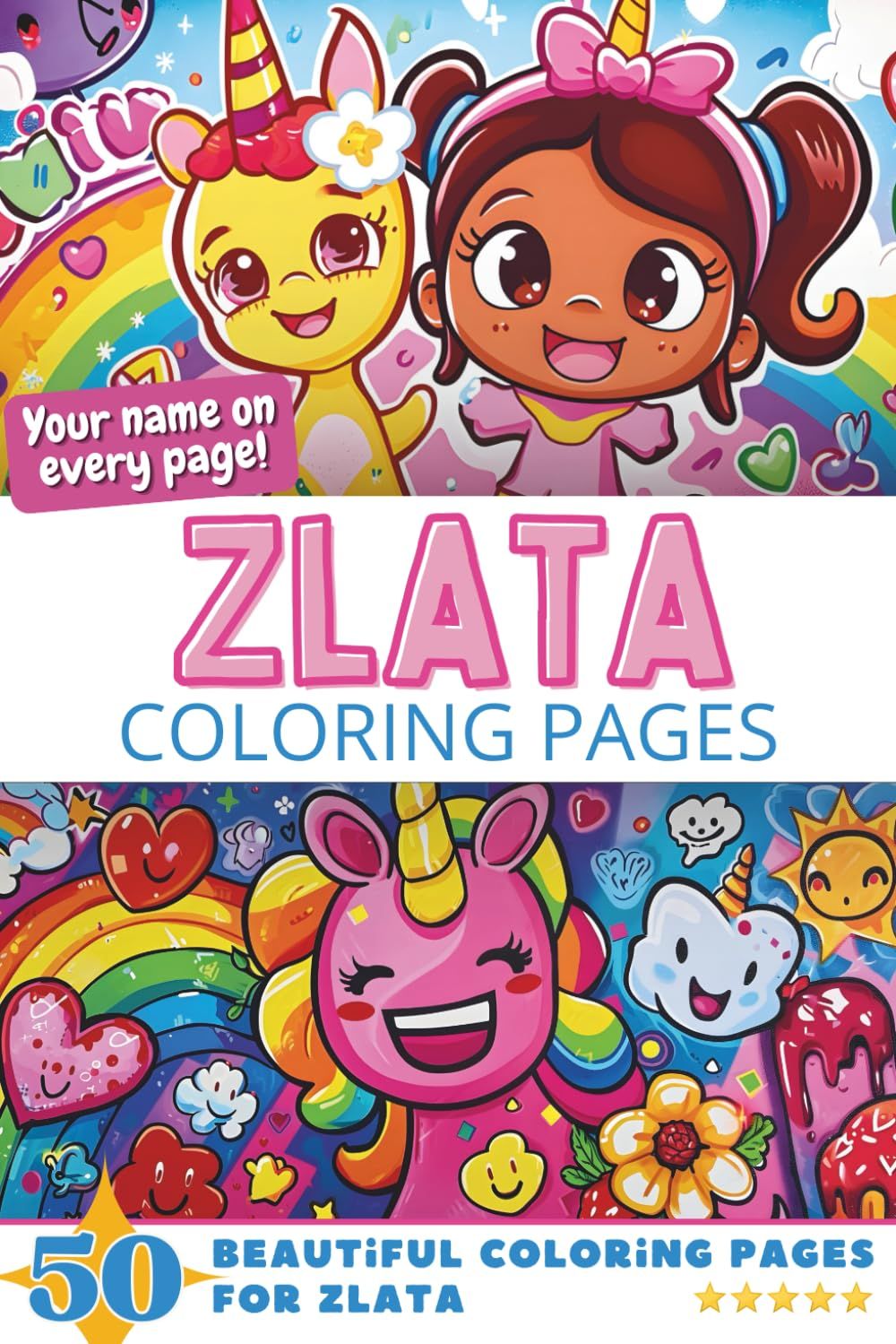 Zlata Coloring Pages Cover