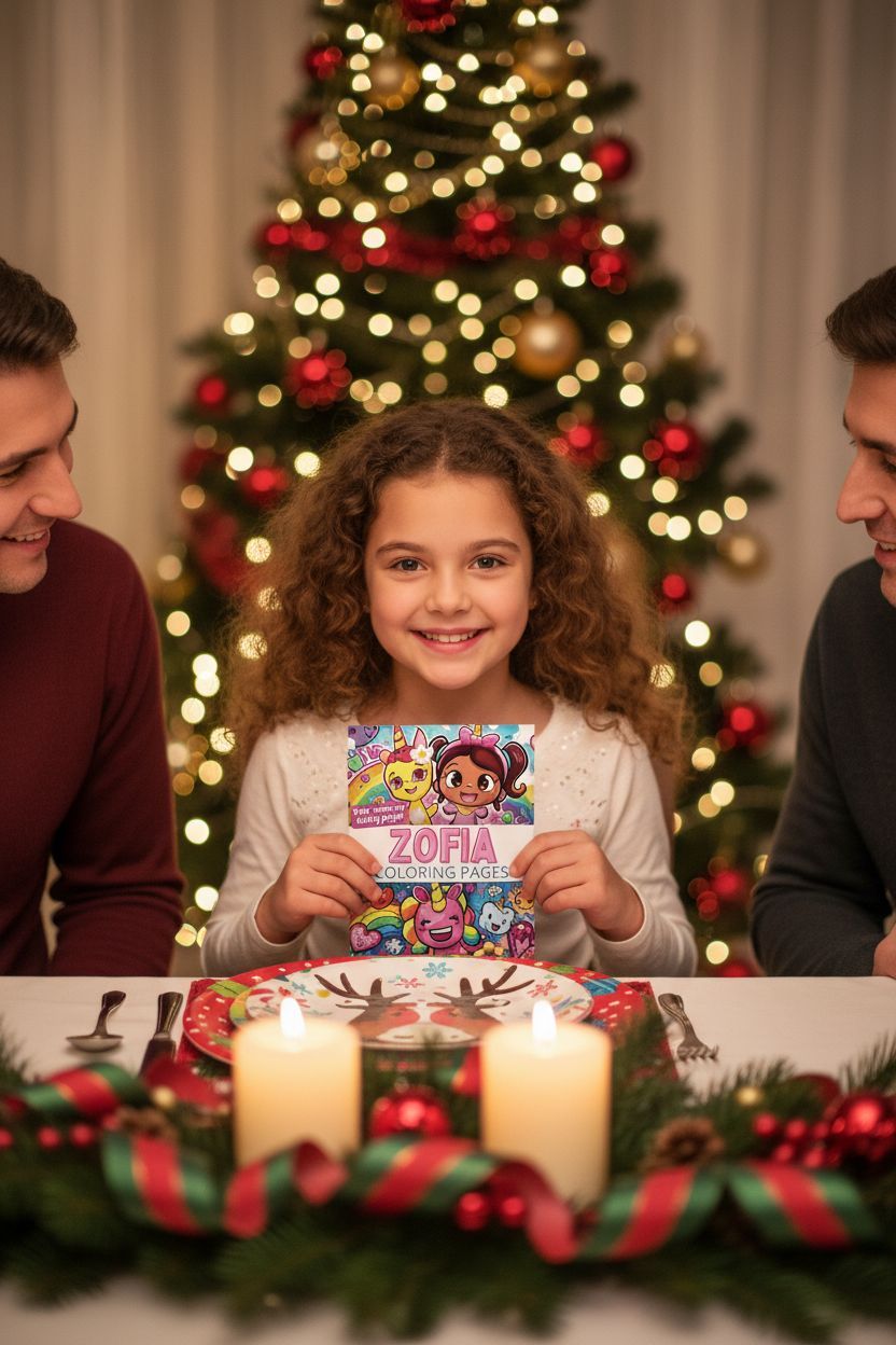 Zofia Christmas coloring pages gift